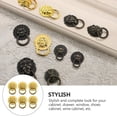 thumbnail image 3 of Phenofice 6Pcs Golden Knobs for Desk Drawer Pull Handle with Retro Lion Design, 3 of 7