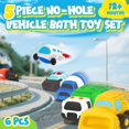 thumbnail image 3 of Juguetes de baño flotantes Zippytots Vehicle, 6 unidades para más de 12 meses, 3 of 6