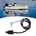 thumbnail image 4 of Emergency Flameout Switch, Small Shutdown Universal Outboard Engine Stop Switch Compact Replacement For Spare ANGGREK FC2714, 4 of 8