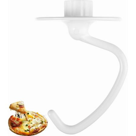K45DH Coated Dough Hook for KitchenAid Mixer, Attachment for Kitchen Aid K45 K45SS KSM90 KSM150 Tilt-Head Stand Mixers, 4.5/5.0 Quart Bowel