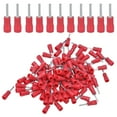 thumbnail image 1 of 100PCS Insulated Ferrules Terminal Round Tube Pin End Crimp Connector for AWG 22‑16 Wires, 1 of 1
