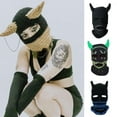 thumbnail image 4 of JZROCKER Devil Horn Balaclava Cap Novelty Knitting Beanie Womens Men Mask Hat, 4 of 17