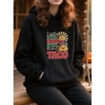 thumbnail image 3 of Comfy Taco Pullover Hoodie for Men and Women, Unisex Pullover Hooded Sweatshirt, Comfortable Cotton Poly Blend, Casual Streetwear Outfit, 3 of 5