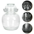 thumbnail image 2 of Jar Pickle Glass Fermenting Crock Fermentation Kimchi Kitchen Can Pot Lid Pickling Food Jars Container Chinese Sealed, 2 of 6