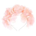 thumbnail image 1 of Rose Flower Headband Decorative Hair Hoop Hair Accessory for Wedding & Festival, 1 of 10