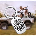 thumbnail image 4 of Jeep Girl Gift Just A Girl In Love With Her Jeep Keychain Jeep Wrangler Jeep Owner Jeep Drivers Gift for Her, 4 of 4