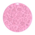thumbnail image 2 of CBFFDC Cat Licking Mat Pet Licking Mat Non Slip Base Cartoon Pattern Anxiety Reduction Slow Feeder Unique Texture, 2 of 7