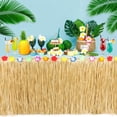 thumbnail image 4 of Faldón de mesa Huskein dorado, 274 x 75 cm, paquete de 8 unidades, Luau Decor, 4 of 6