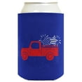 thumbnail image 4 of Fourth of July Accessories Stars and Stripes Truck Royal Blue 2-Pack Can Drink Thermocoolers, 4 of 8