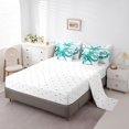 thumbnail image 3 of YST 7-Piece Octopus Comforter Set, Watercolor Style, Full – Sea Animal, Polyester, 3 of 5
