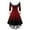 Wine, variant on Christmas Party Printed Dresses for Women Vintage Christmas Midi Dress Casual Dresses Cocktail Dress Party Festive Dresses for Fall and Winter Holidays,Army Green,L