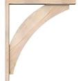 thumbnail image 3 of Ekena Millwork 3 1/2"W x 28"D x 32"H Thorton Block Smooth Bracket w/ Offset Brace, Douglas Fir, 3 of 25