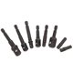 thumbnail image 1 of 8 piezas de 1/4 pulg., 3/8 pulg., 1/2 pulg., vástago hexagonal, destornillador de impacto, adaptador de enchufe de broca, barra de extensión de cabezal de biela, 1 of 8