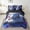 Purple Black White, variant on White Tiger 7 Pieces Bedding Set Twin,Purple Blue Starry Glitter Galaxy Mystic Bed in a Bag ,Natural Wild Animal Universe Wildlife Trippy Comforter Set with Sheets,Pillow Covers
