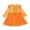 Z#Q Yellow, variant on Toddler Girls Letters Cartoon Pumpkin Printing Flying Sleeve Long Sleeve Stripe Tulle Dress Princess Dress Children's Clothing,Size 4-5 Years