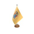 thumbnail image 1 of Bandera de Mesa Flagtex New Jersey 22,5x15 cm Base de Madera, 1 of 1