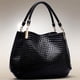 thumbnail image 2 of Bolso de mano de piel granulada de cocodrilo para mujer, 2 of 5