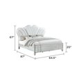 thumbnail image 4 of Eros Queen 5PC Bedroom Set with Manufactured Wood & Tufted Detailing in Silver, 4 of 17