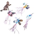 thumbnail image 2 of 1 pieza de juguete para gatos con forma de libélula y campana, accesorio para burlarse de los gatos, repuesto de varita para burlarse de los gatos, 2 of 5