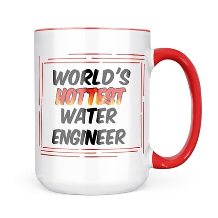 

Neonblond Worlds hottest Water Engineer Mug gift for Coffee Tea lovers