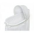 thumbnail image 5 of Badger Basket Wishes Oval Baby Bassinet - Full Length Skirt - White Bedding, 5 of 9