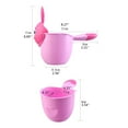 thumbnail image 3 of Baby Bath Waterfall Rinser Shampoo Rinse Cup Cute Cartoon Shower Washing for Hea, 3 of 19