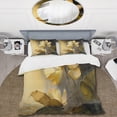 thumbnail image 2 of Designart "Vintage Lotus Blooms in the Pond III" Floral Lotus Bedding Covert Set - Lotus White Floral Bed Set With 2 Shams, 2 of 6