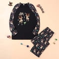 thumbnail image 1 of Pyjama Tenue Parent-Enfant Costumes de Noël Patchwork à Carreaux Imprimé Tenue d'Intérieur Col Rond Manches Longues Pyjama Ensembles Deux Pièces Pyjamas Mignons en Liquidation, 1 of 9