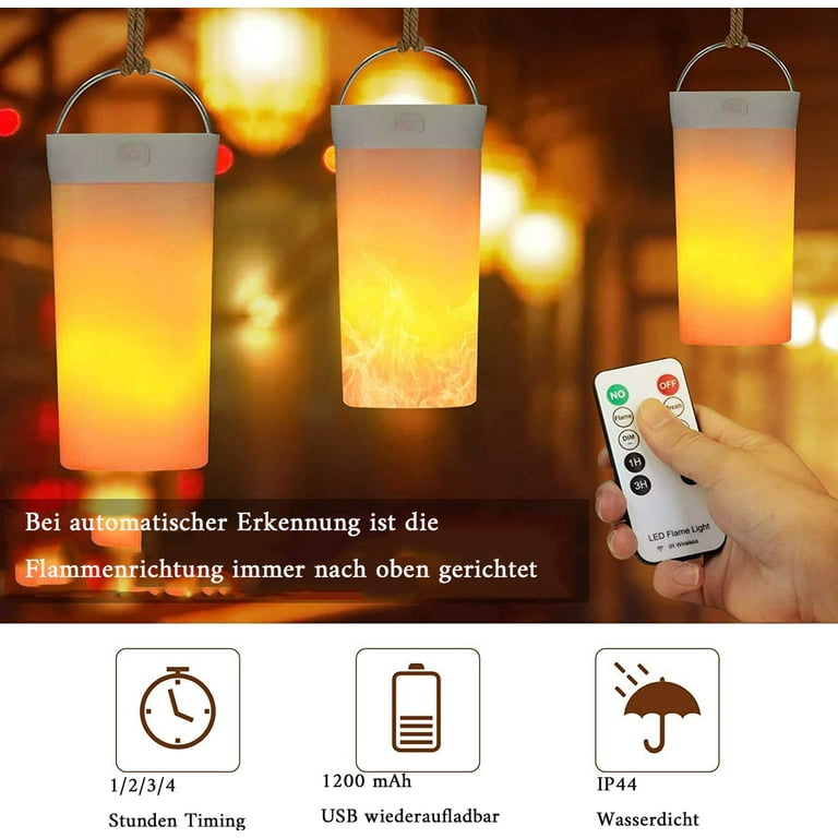 Halloween Led Candle Lights, Usb Charging Remote Control Time