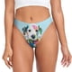 thumbnail image 1 of Balery A Funny Little Dalmatian Puppy Tangas de Algodón para Mujer con Estampado – Ropa Interior Sexy, Transpirable, G-string-Medium, 1 of 6