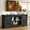 Rustic Black, variant on Chvans Farmhouse Barn Door TV Stand for up to 65" TVs & 23" Electric Fireplace, Entertainment Center Console Table with Adjustable Shevles