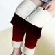 thumbnail image 5 of Gibobby pantalones cargo hombre Leggings de invierno de entrenamiento con forro polar de cintura alta con gradiente de longitud completa para mujer（Rojo， XL), 5 of 5