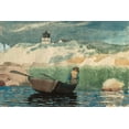 thumbnail image 2 of Homer, Winslow 18x13 Gold Ornate Wood Framed with Double Matting Museum Art Print Titled - Boy in Boat, Gloucester, 2 of 4