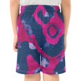 thumbnail image 3 of BZSMCE Adjustable Drawstring Casual Shorts With Dark Blue Python Pattern Pattern, 3 of 9