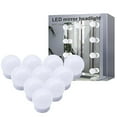 thumbnail image 1 of Hollywood Mirror Usb Makeup With Lights Lighted 10 Bulbs 3 Lighting Modes(only Lights)-week, 1 of 1