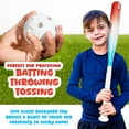 thumbnail image 6 of Franklin Sports Sweet Swings Kids Rocket Pop Bat & Ball Set - Youth Plastic Baseball Bat + Ball - Fun Backyard Toy for Boys + Girls - 30" Pro Style - For Kids Ages 3+ - Red/White/Blue, 6 of 9