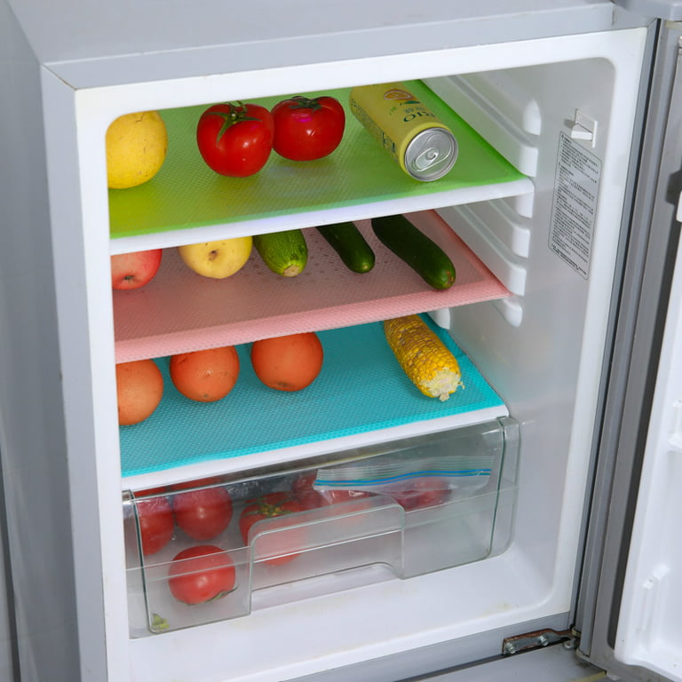 8 PCS Refrigerator Mats, EVA Refrigerator Liners for Shelves Washable Can  Be Cut Fridge Shelf Liner Waterproof Fridge Pads Mat Drawer Table  Placemats, 4 Colors 
