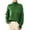Green, variant on Women's Cable Knit Turtleneck Sweater Chunky Long Sleeve Winter Pullover (Green, L)