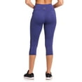 thumbnail image 4 of Reebok Women's On the Run High Rise Capri Legging, Sizes XS-XXXL, 4 of 6