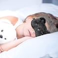 thumbnail image 4 of 2 uds lindo Animal máscara para dormir para niñas lindo gato de dibujos animados perro suave felpa venda para los ojos, 4 of 5