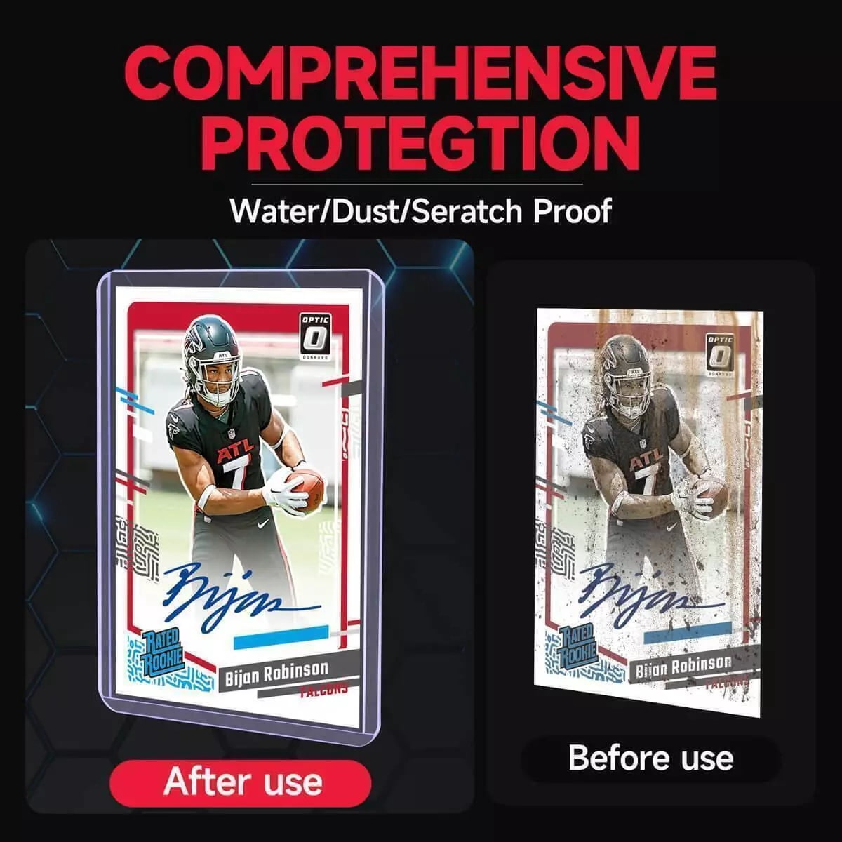 Ultra pro 200ct Top Loader 3 "X4", Baseball card protector Hard plastic, Trading Card Sports Card holder (200 hard card + 200 soft card)