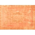 thumbnail image 1 of Ahgly Company Indoor Rectangle Abstract Orange Contemporary Area Rugs, 7' x 9', 1 of 1