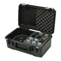 SKB Music iSeries Waterproof 12-Mic Case with Storage Compartment