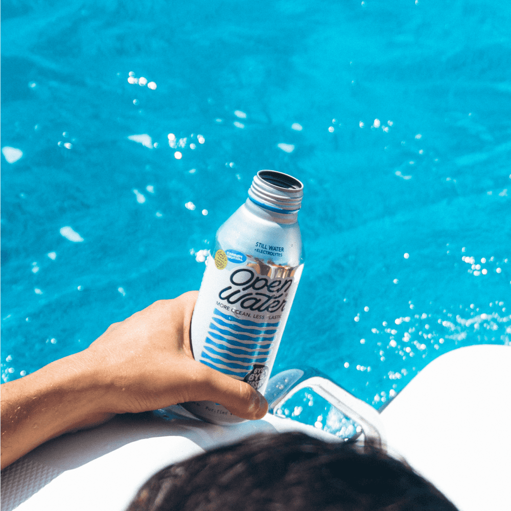 Open Water | Still Bottled Water with Electrolytes in 16-oz Aluminum Bottles (3 Cases, 36 bottles TOTAL) | BPA-Free and Eco Friendly