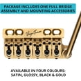 thumbnail image 3 of Vega-Trem VT1 Special Standard 6-Screw Stratocaster Guitar Tremolo Bridge For Strat No Mods Easy Installation Gold, Right, 3 of 8