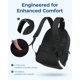 thumbnail image 4 of Mochila BAGSMART College Laptop 15.6 pulgadas resistente al agua negra, 4 of 8