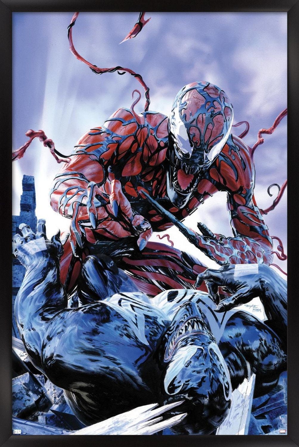 Marvel Comics - Carnage - Battle with Venom Wall Poster