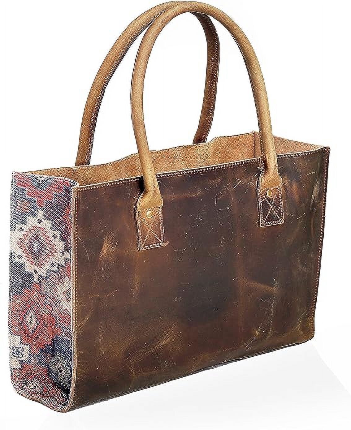 RUZIOON Leather Shoulder Bag Tote for Women Purse Satchel Travel Bag shopping Carry Messenger Multipurpose Handbag