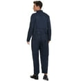 thumbnail image 3 of MYATED Navy Blue Jumpsuit Costume Adult Men Halloween Cosplay Coveralls Costume,XXL, 3 of 8