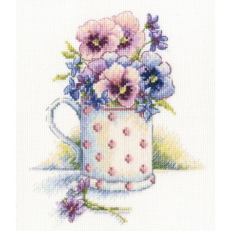 UPC: 4743348403909 | First violets M632 Counted Cross Stitch Kit